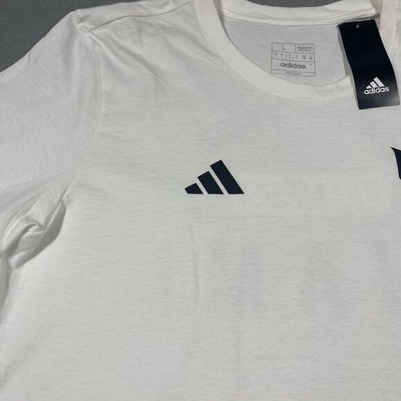 Adidas Messi T Shirt Mens Large White Inter Miami Bienvenido Tee Soccer ATACAGIL - Picture 4 of 13